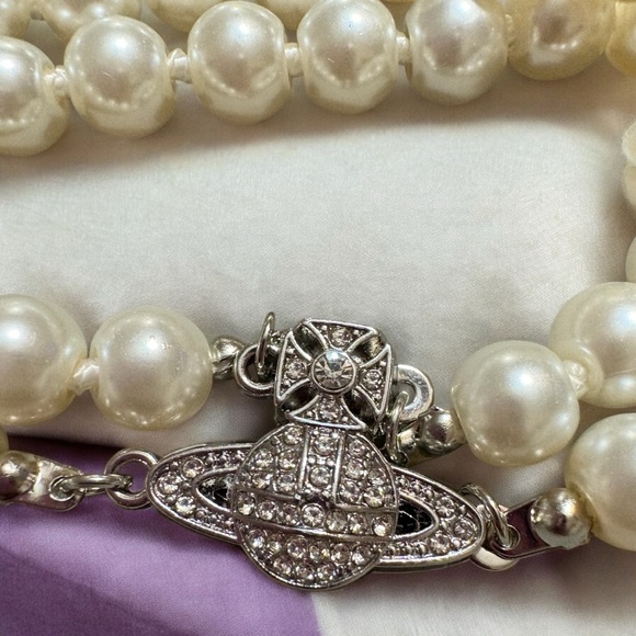 Elegant Faux Pearl Necklace and Bracelet Set - Picture 5 of 5